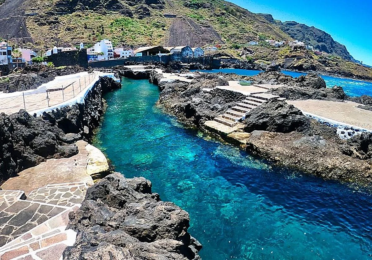 Ocean-side scenery representing Tenerife's natural swimming areas